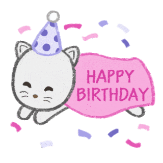 a happy birthday kitty